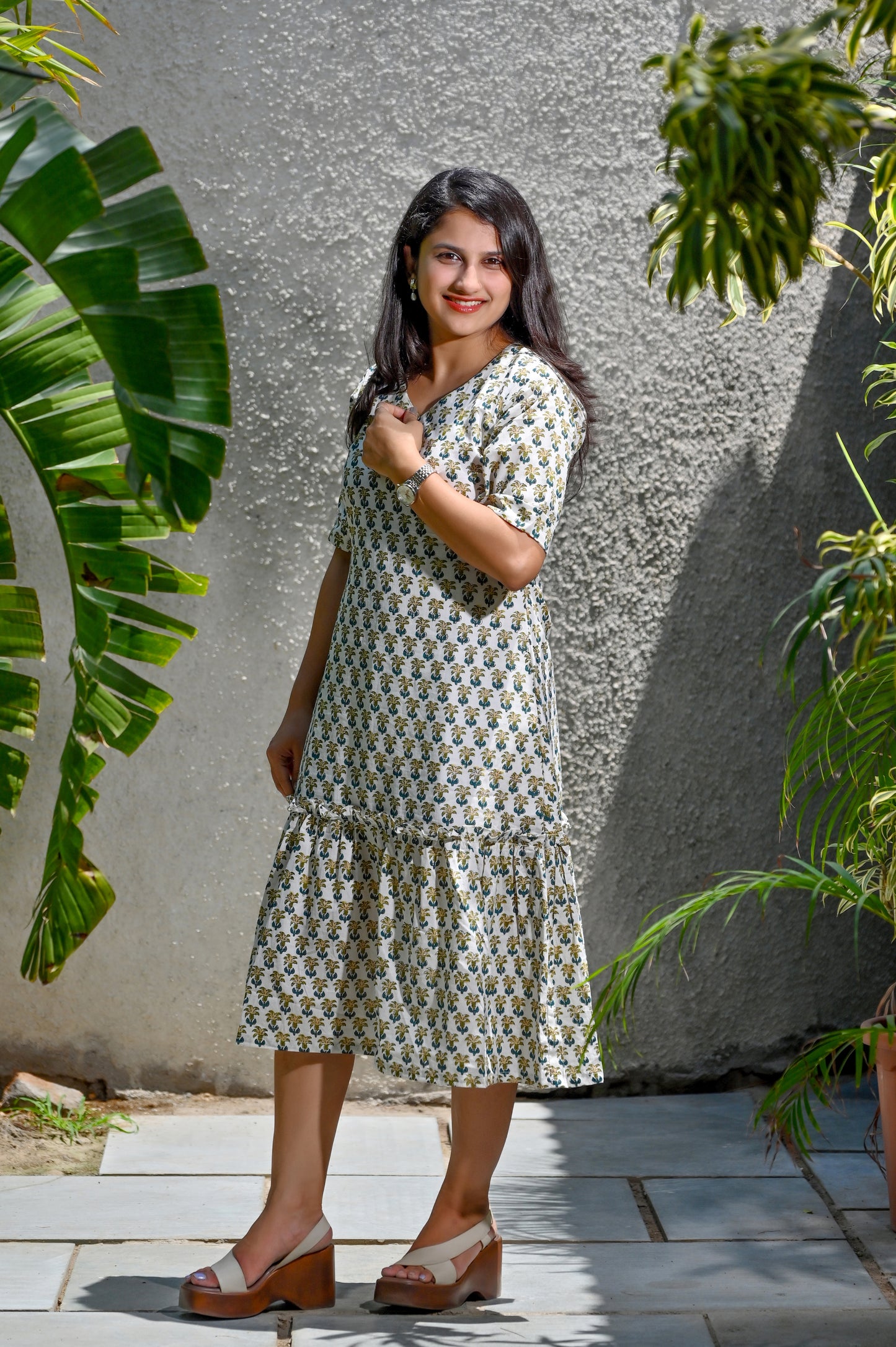 Ivory Flora Dress