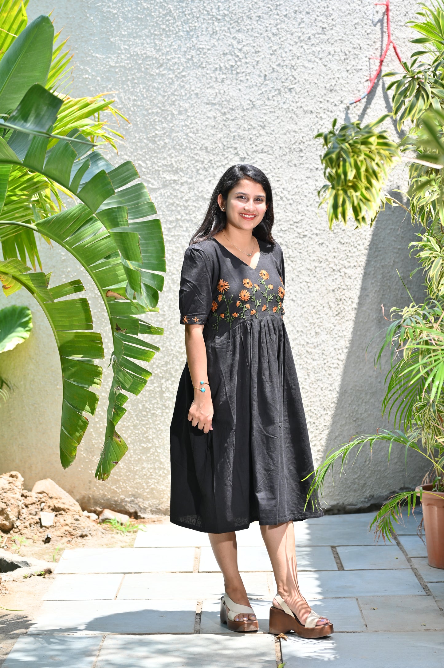Black Meadow Dress