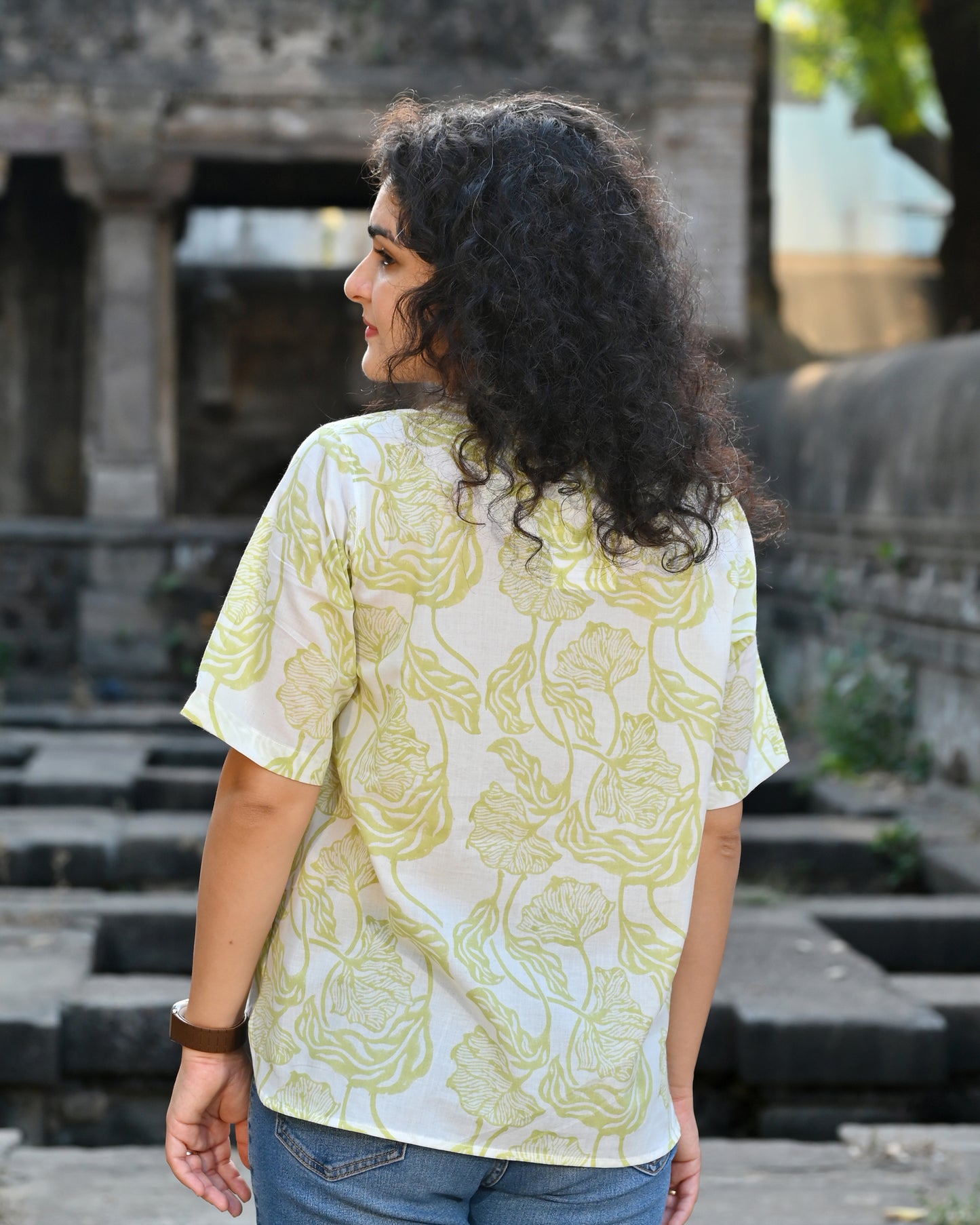 Lime Bloom Shirt