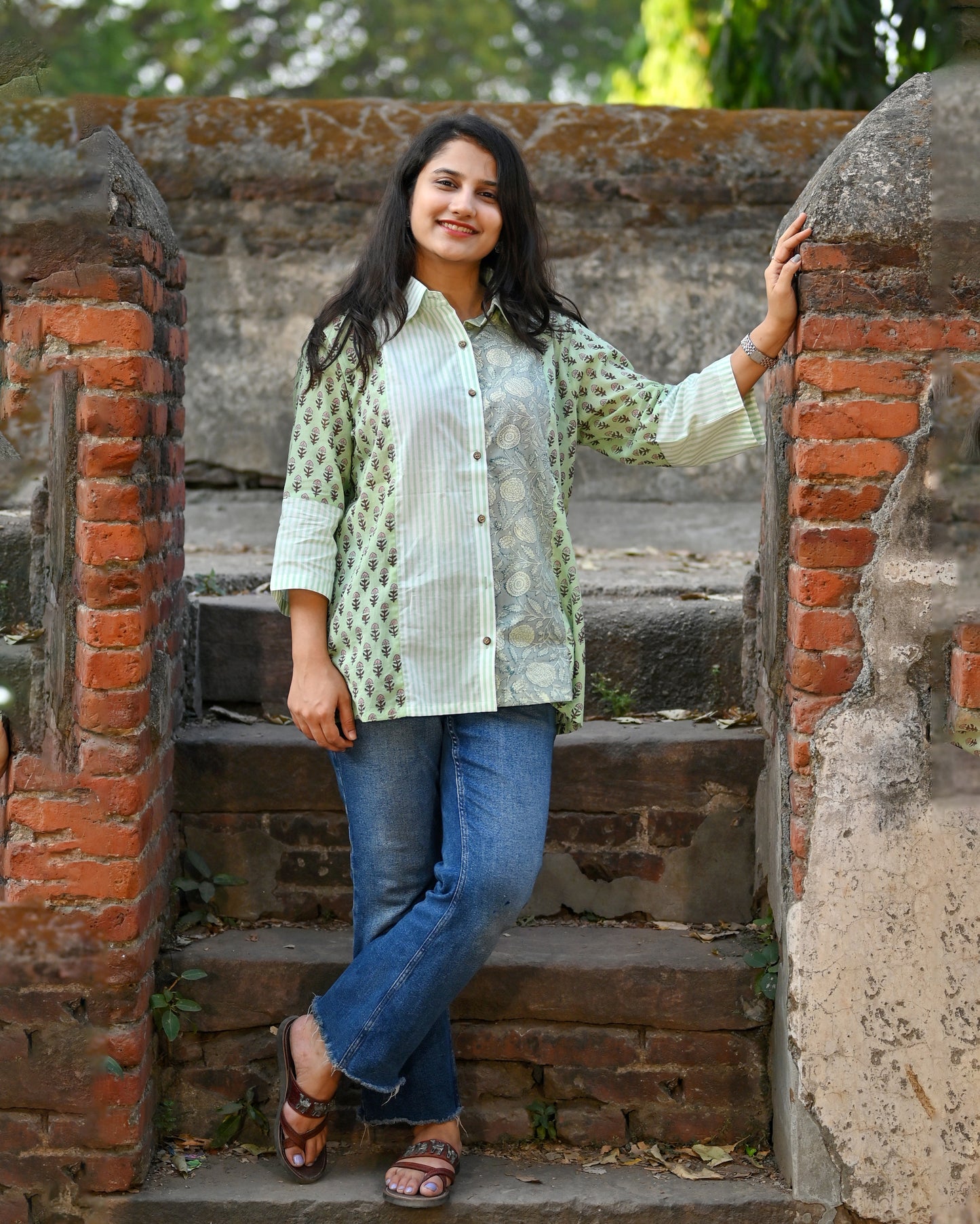 Mint Mosaic Shirt