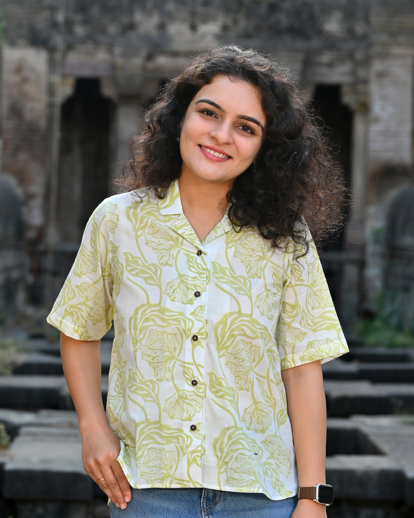 Lime Bloom Shirt