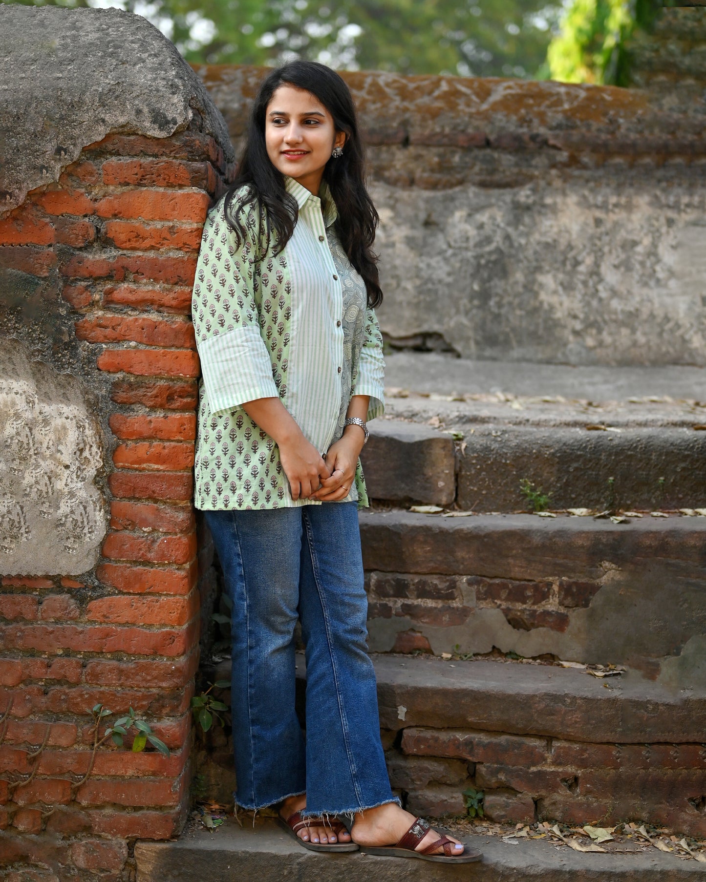 Mint Mosaic Shirt