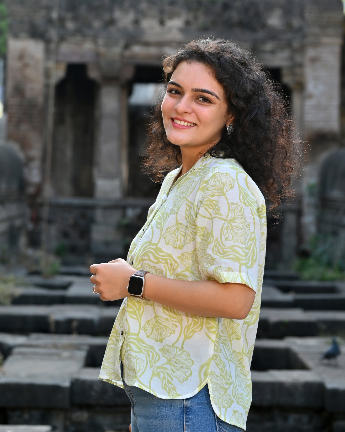 Lime Bloom Shirt