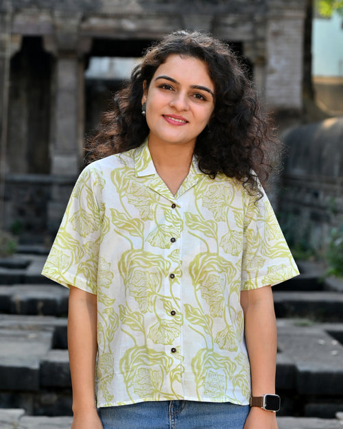 Lime Bloom Shirt
