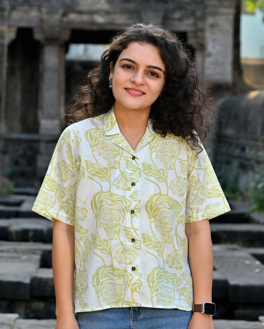 Lime Bloom Shirt
