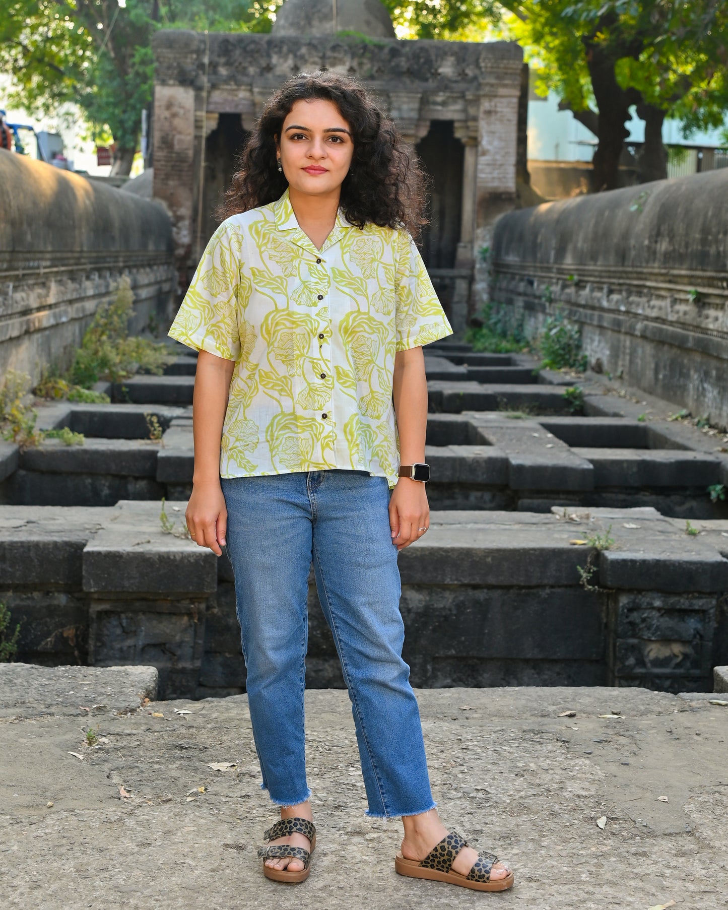 Lime Bloom Shirt