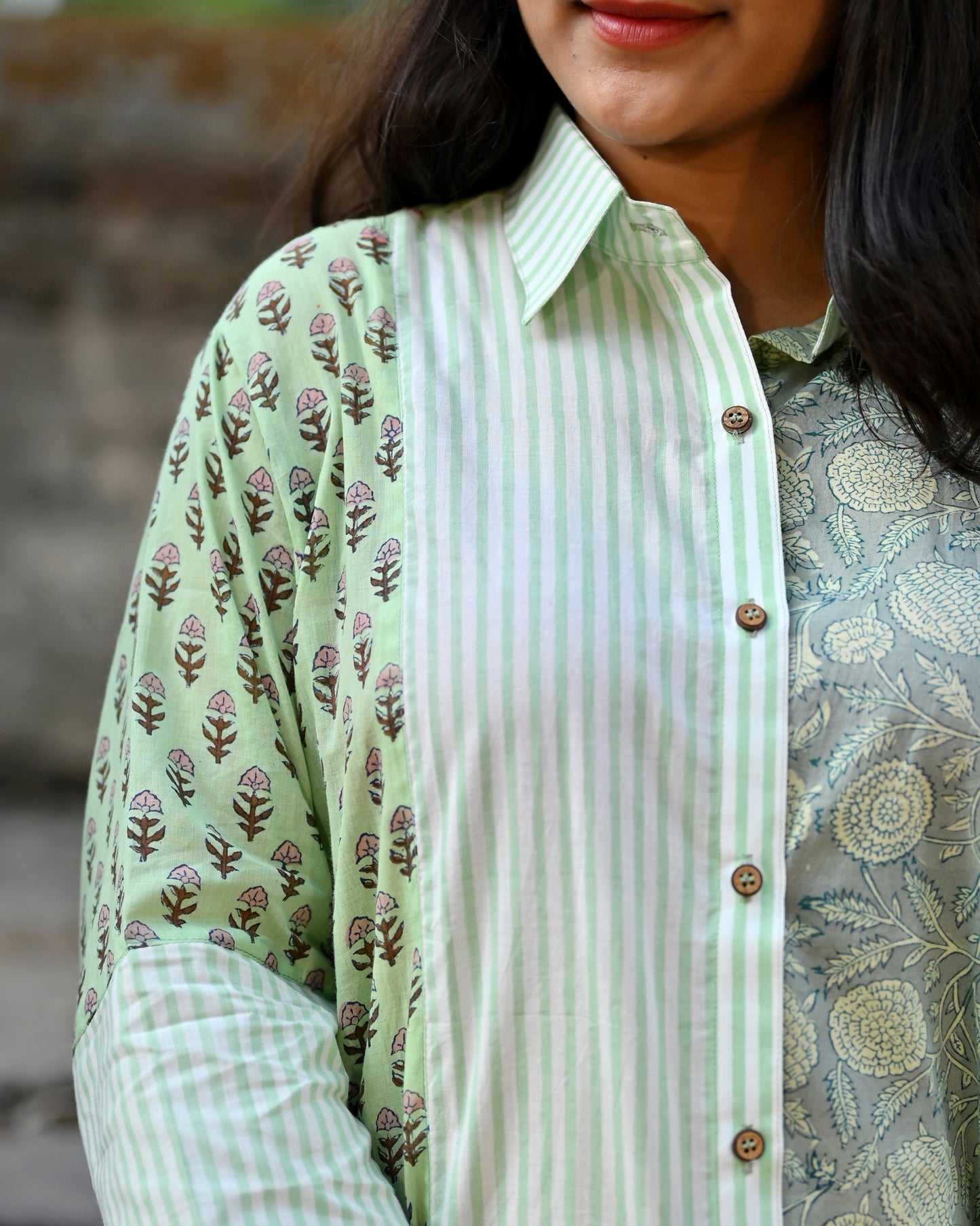 Mint Mosaic Shirt
