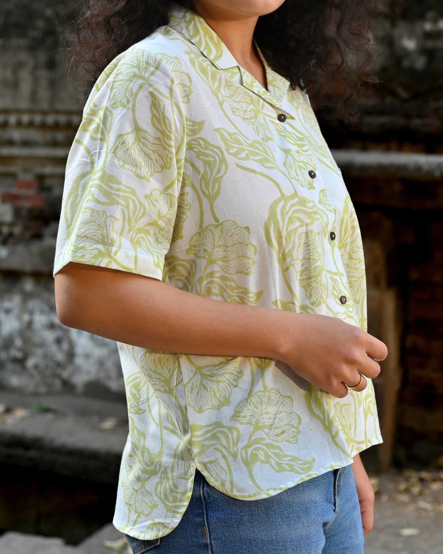 Lime Bloom Shirt