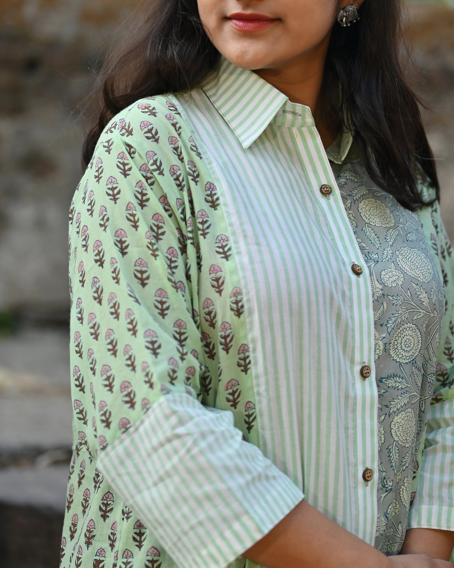 Mint Mosaic Shirt