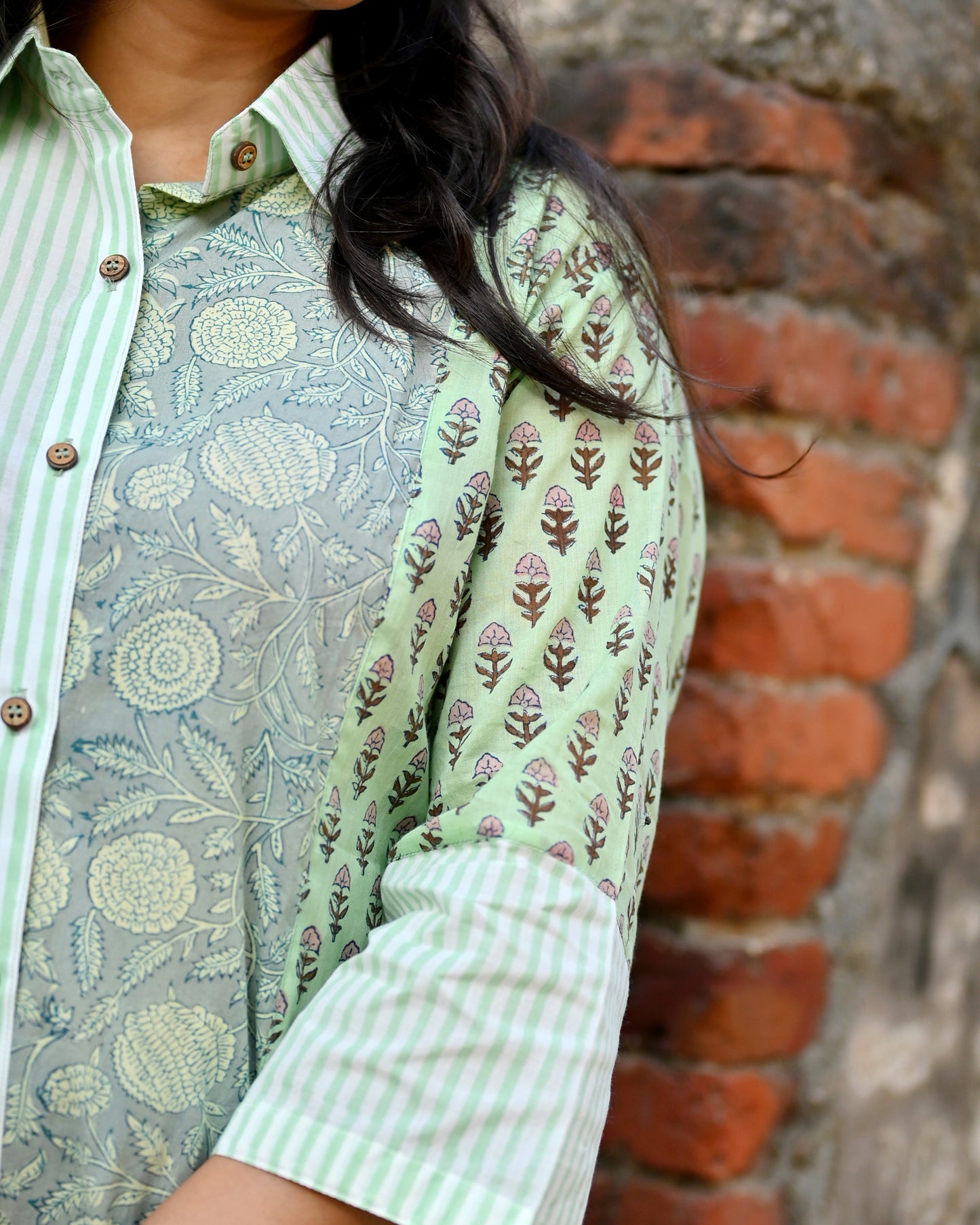 Mint Mosaic Shirt