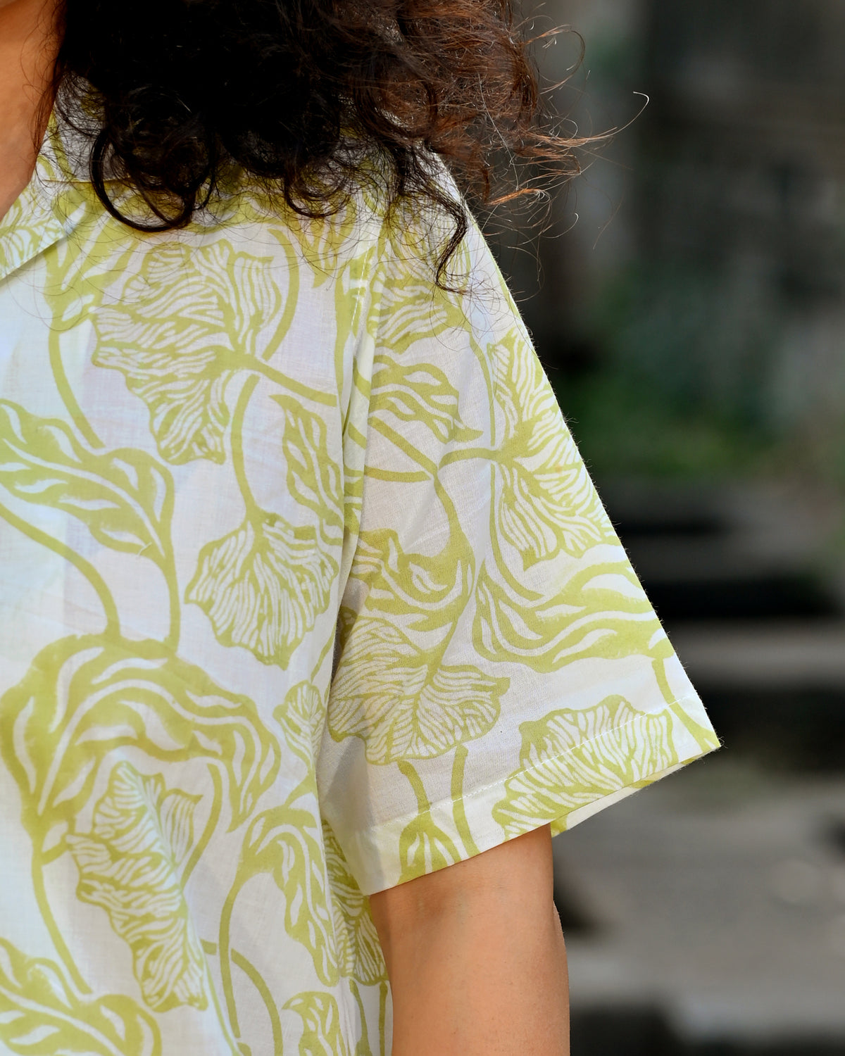 Lime Bloom Shirt