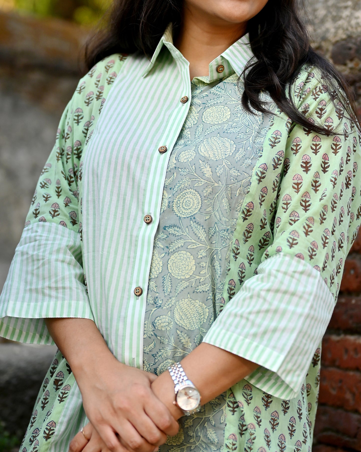 Mint Mosaic Shirt