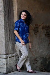 Indigo Haathi printed Shirt