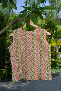 Coral Grove Printed Top