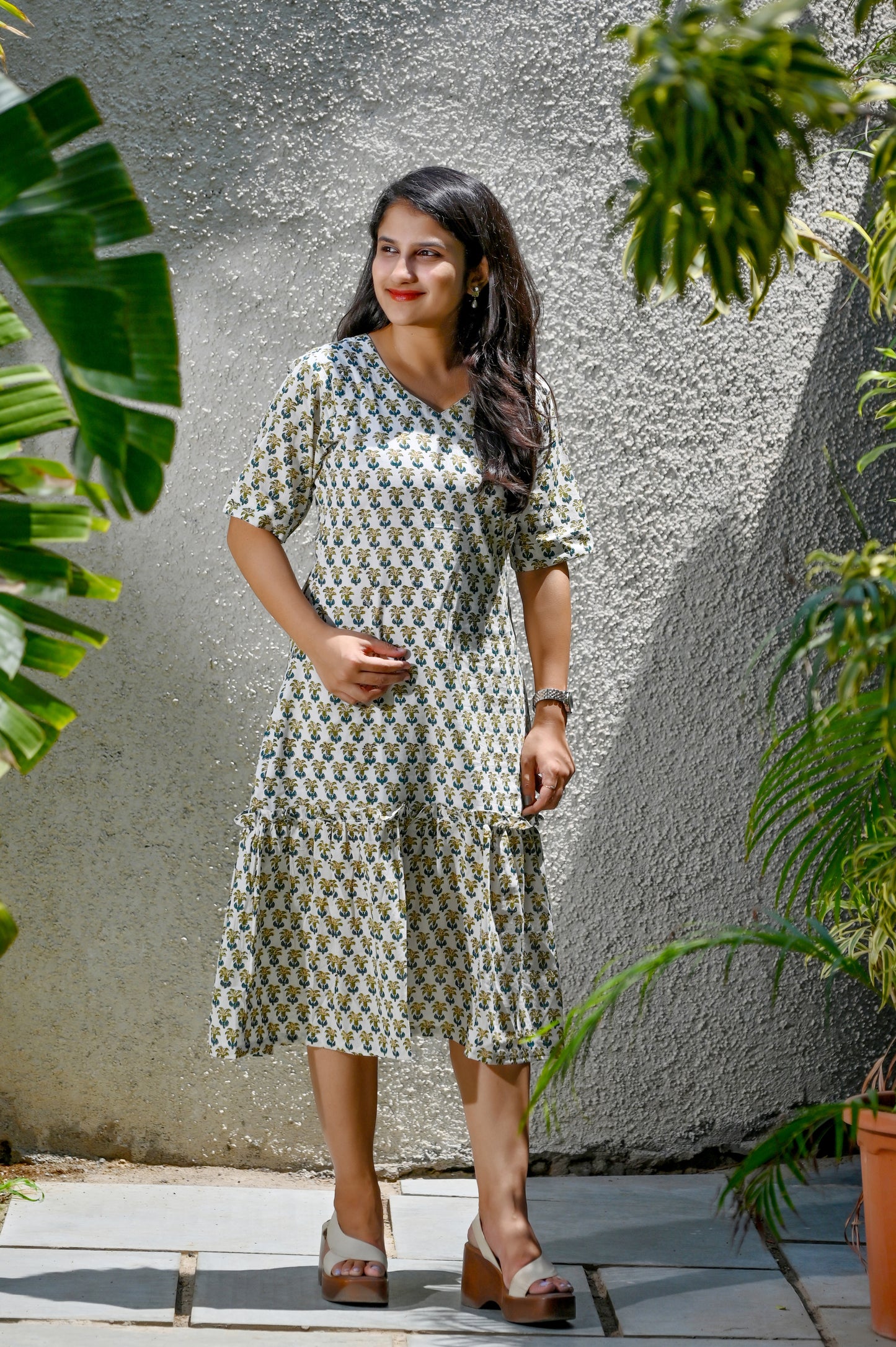Ivory Flora Dress