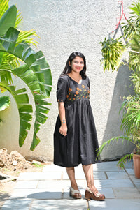 Black Meadow Dress