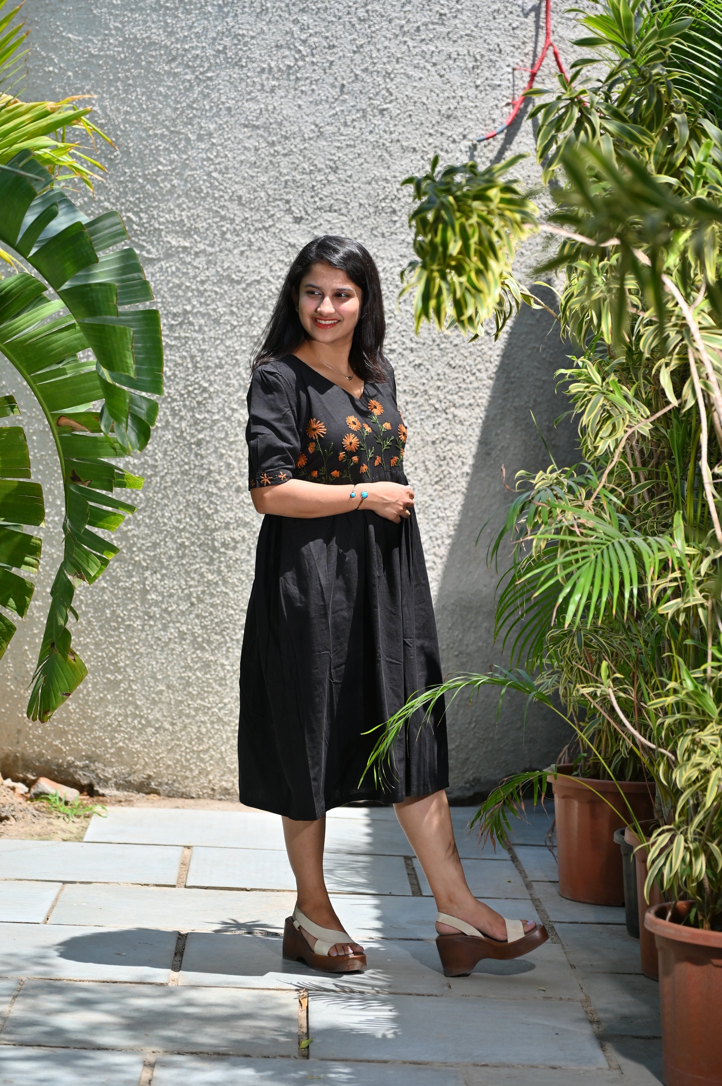 Black Meadow Dress