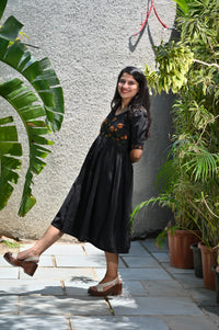 Black Meadow Dress