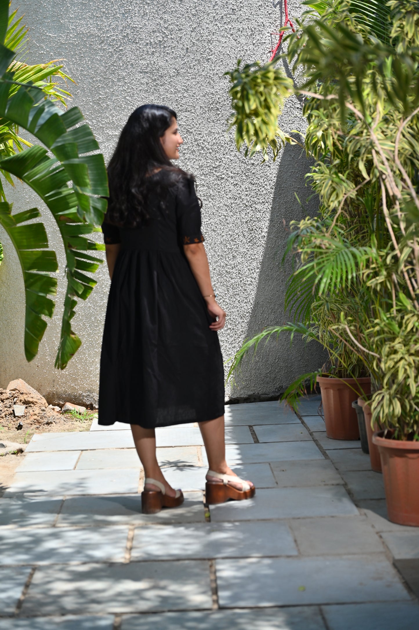 Black Meadow Dress