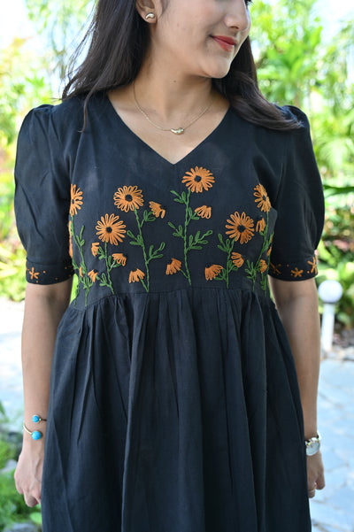 Black Meadow Dress