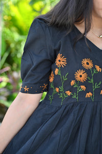 Black Meadow Dress