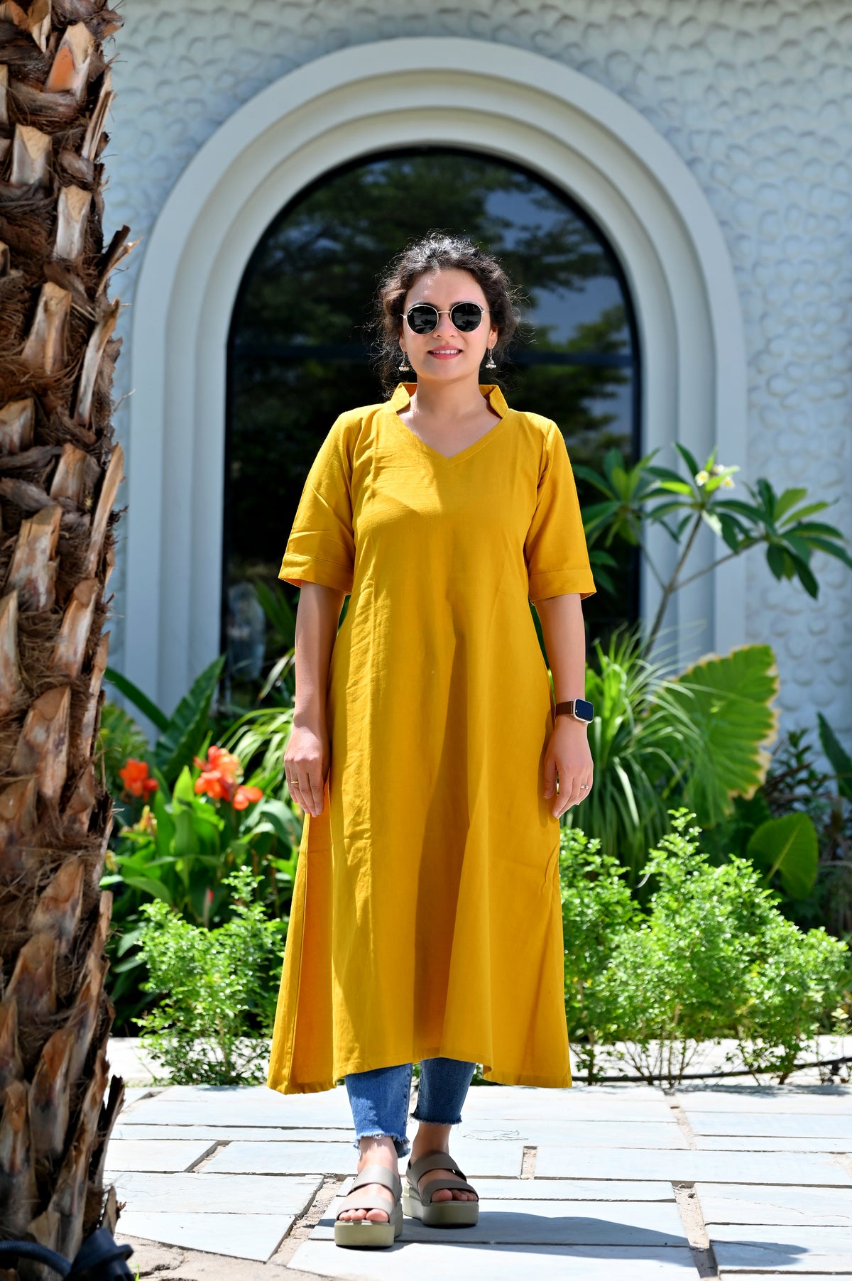 Haldi Bloom Dress
