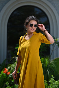 Haldi Bloom Dress