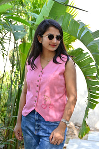 Cherry Blossom Vest