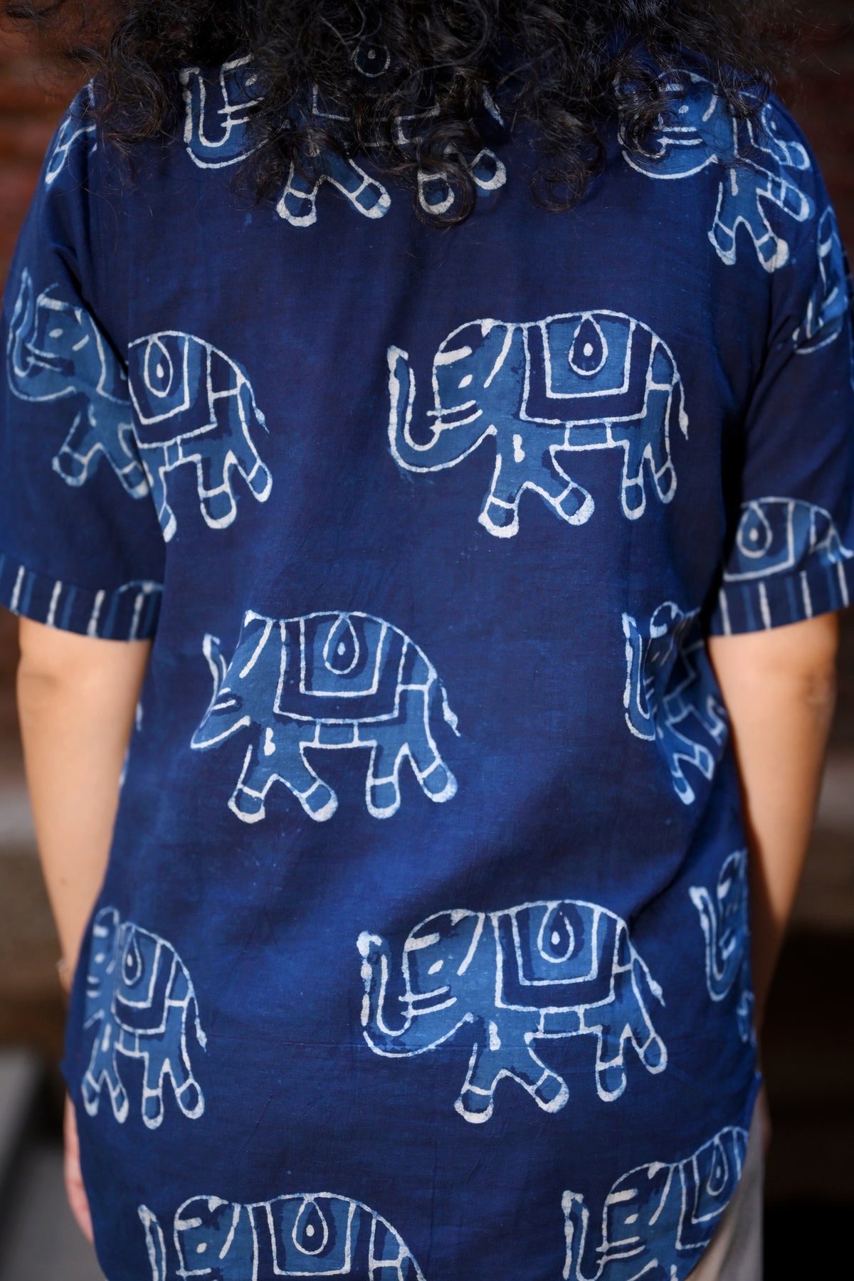 Indigo Haathi printed Shirt
