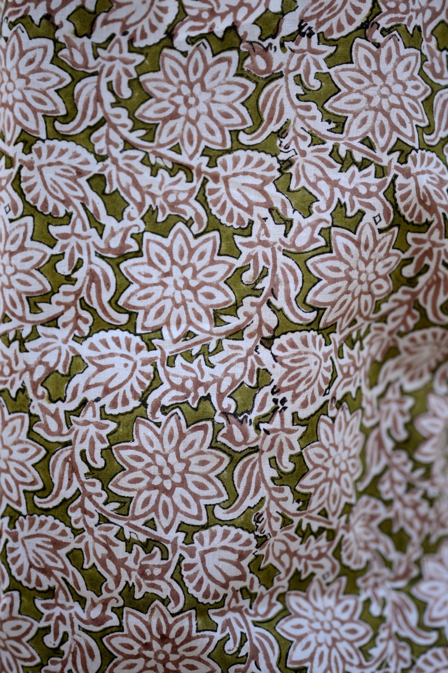 Olive Floral Shirt
