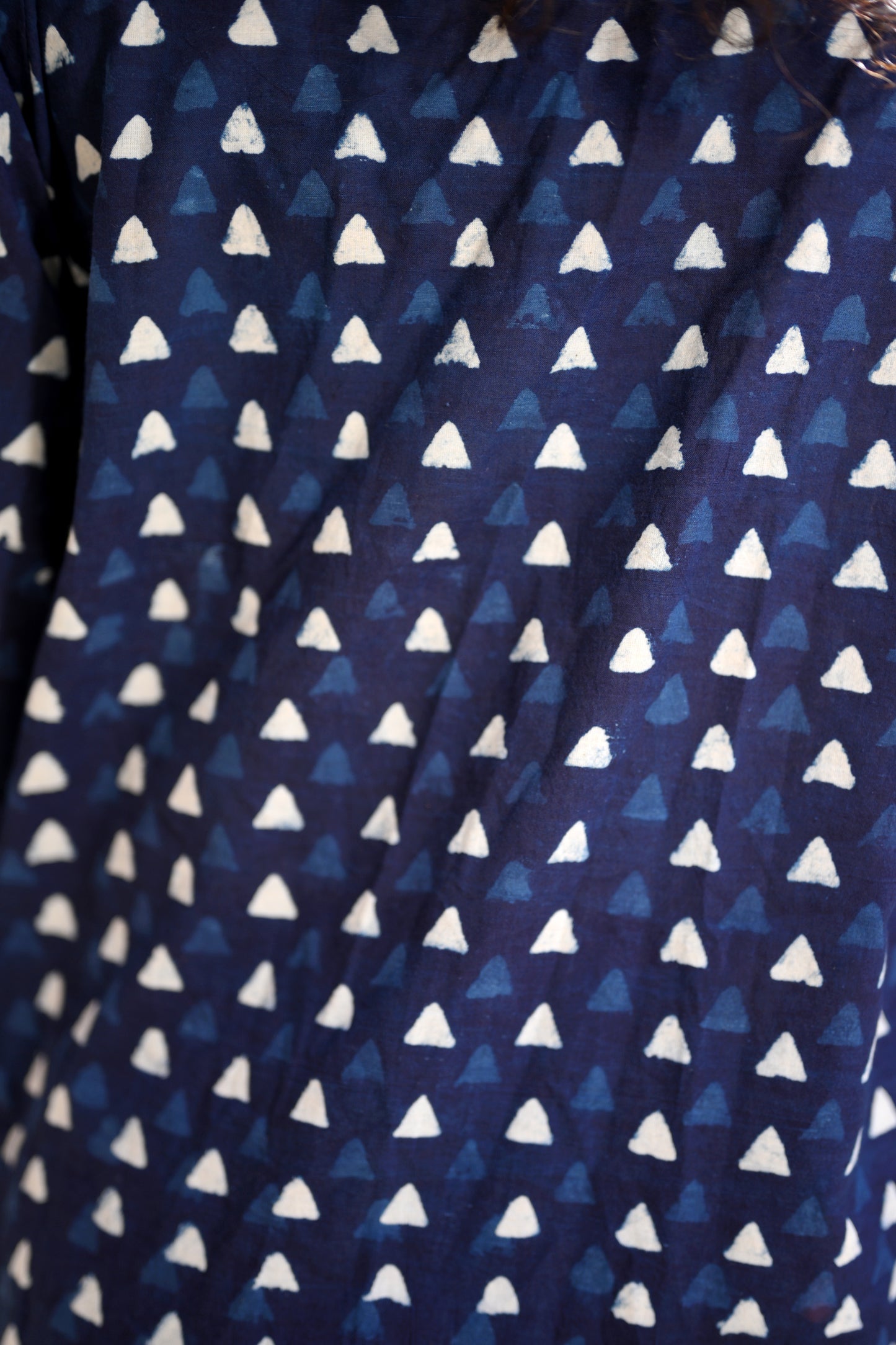 Indigo Triangle Shrug