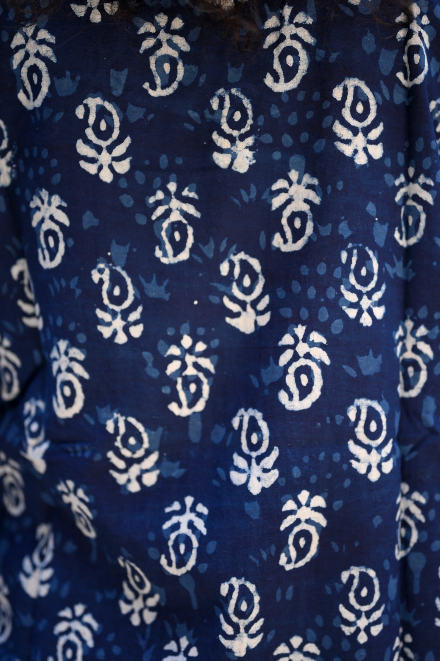 Indigo Dabu Shrug