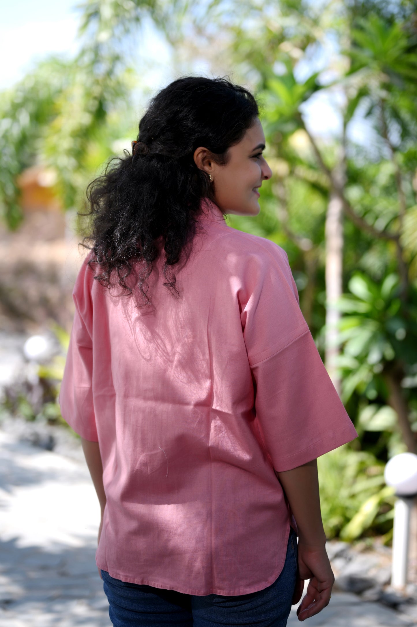 Flamingo Embroidered Shirt