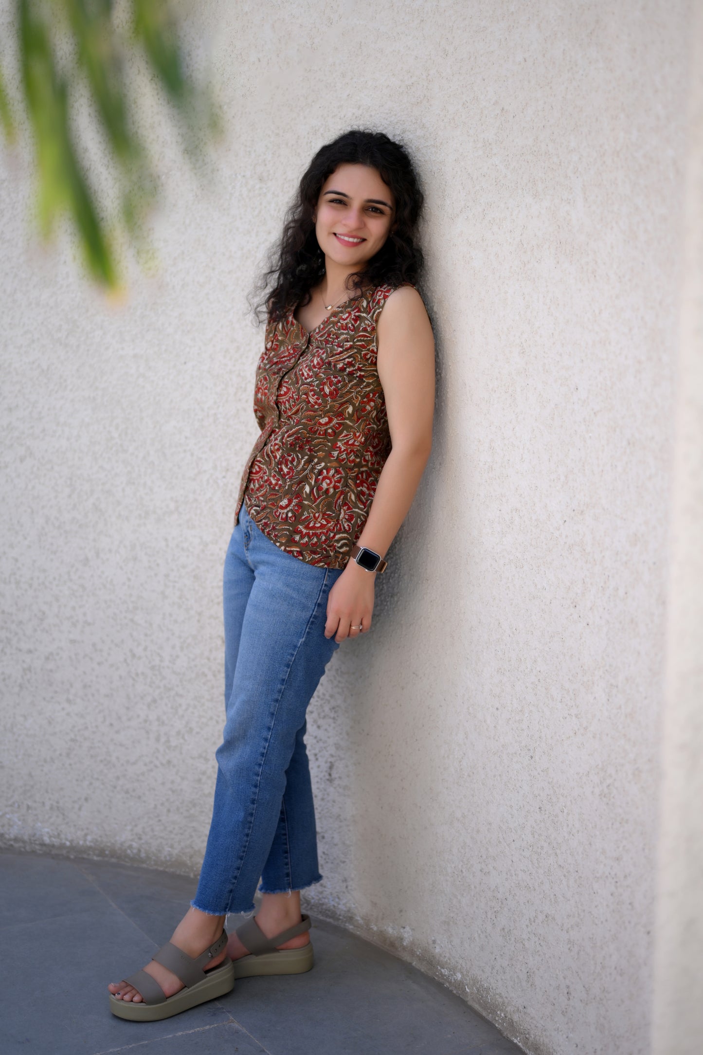 Floral Sleeveless Top