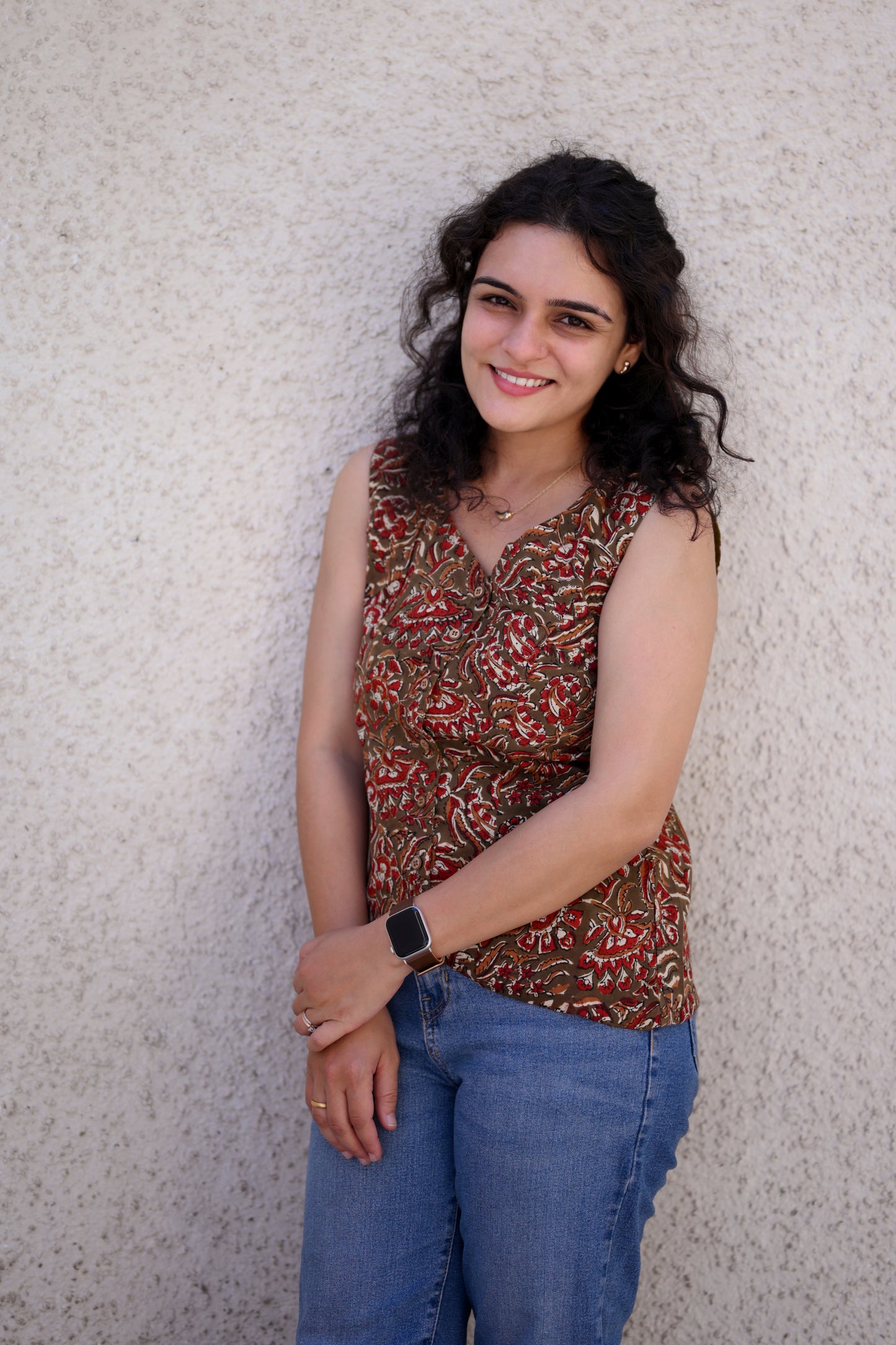 Floral Sleeveless Top